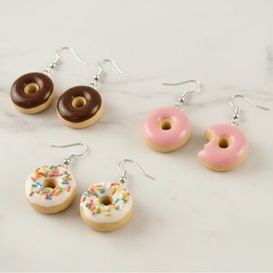 Donut - Handmade Earrings - Hypoallergenic - Various Styles
